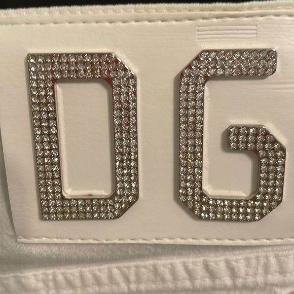 DOLCE & GABBANA vintage white denim skirt in size 6, VGC - Picture 4 of 9